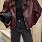 Women's Classic Faux Leather Jacket 3
