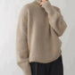 Women's Cozy Knitted Turtleneck Sweater – High Roll Neck, Long Sleeves, Relaxed Fit for Fall and Winter 5