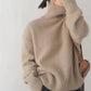 Women's Cozy Knitted Turtleneck Sweater – High Roll Neck, Long Sleeves, Relaxed Fit for Fall and Winter 6