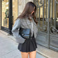Women's Cropped Boucle Jacket 3