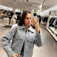 Women's Cropped Boucle Jacket 5