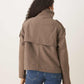 Women's Double-Breasted Cropped Coat 2