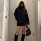 Women's Double-Breasted Cropped Coat 4