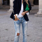 Women's Elegant Velvet Blazer 3