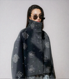 Women's Embroidery Beading Pea Coat 0
