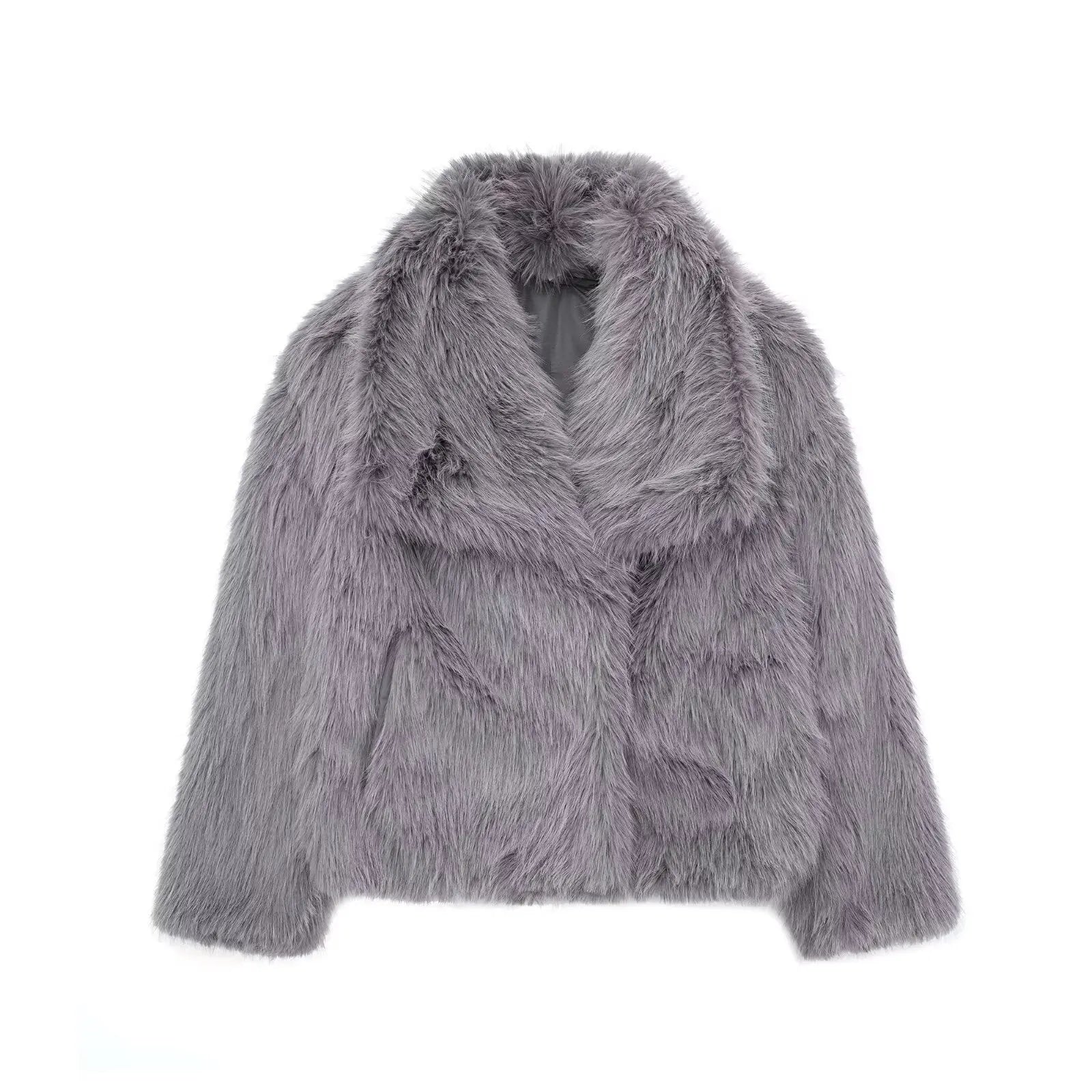 Women's Fluffy Faux Fur Jacket 10