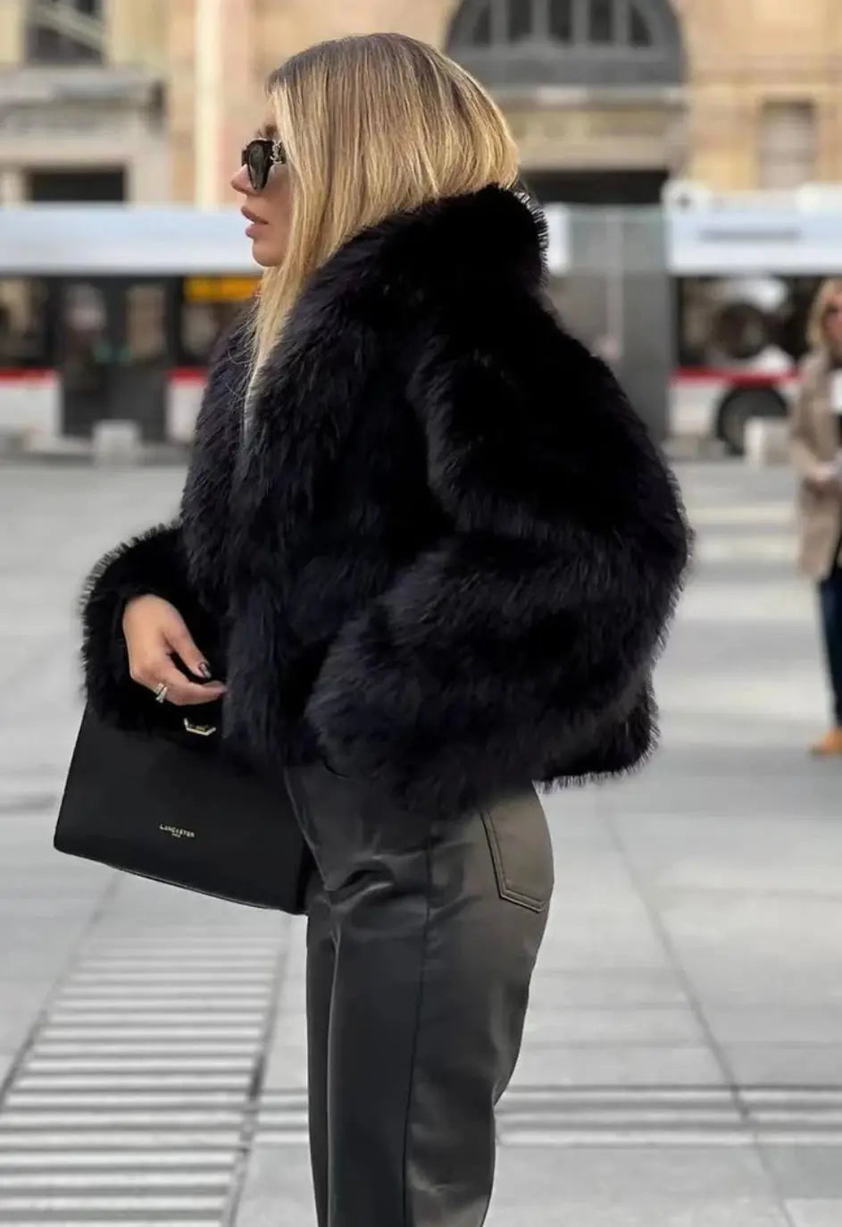 Women's Fluffy Faux Fur Jacket 7