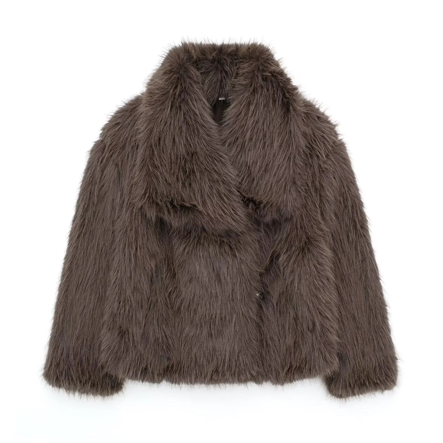 Women's Fluffy Faux Fur Jacket 9
