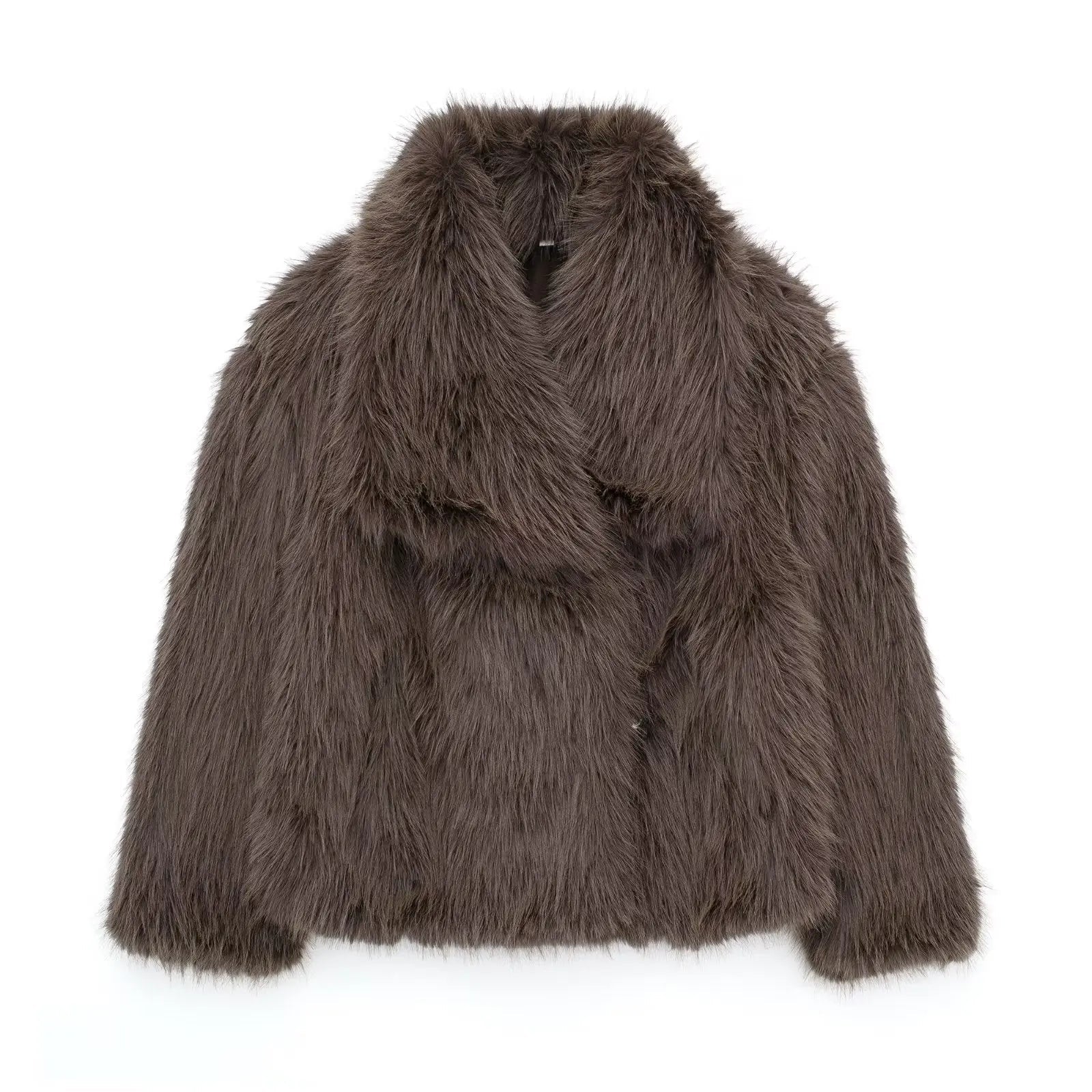 Women's Fluffy Faux Fur Jacket 9