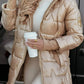 Women's Hooded Puffer Jacket with Quilted Lining 1
