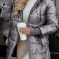 Women's Hooded Puffer Jacket with Quilted Lining 3