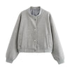 Women's Light Cropped Bomber Jacket 10