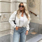 Women's Light Cropped Bomber Jacket 4