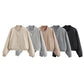 Women's Light Cropped Bomber Jacket 6