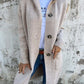 Women's Long Black Cardigan with Buttons and Pockets – Soft Ribbed Knit for Layering 0