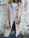 Women's Long Black Cardigan with Buttons and Pockets – Soft Ribbed Knit for Layering 0