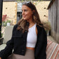 Women's Maven Cropped Bomber Jacket 6