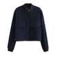 Women's Maven Cropped Bomber Jacket 8
