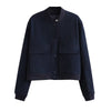 Women's Maven Cropped Bomber Jacket 8