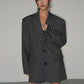 Women's Oversized Classic Blazer Coat 0