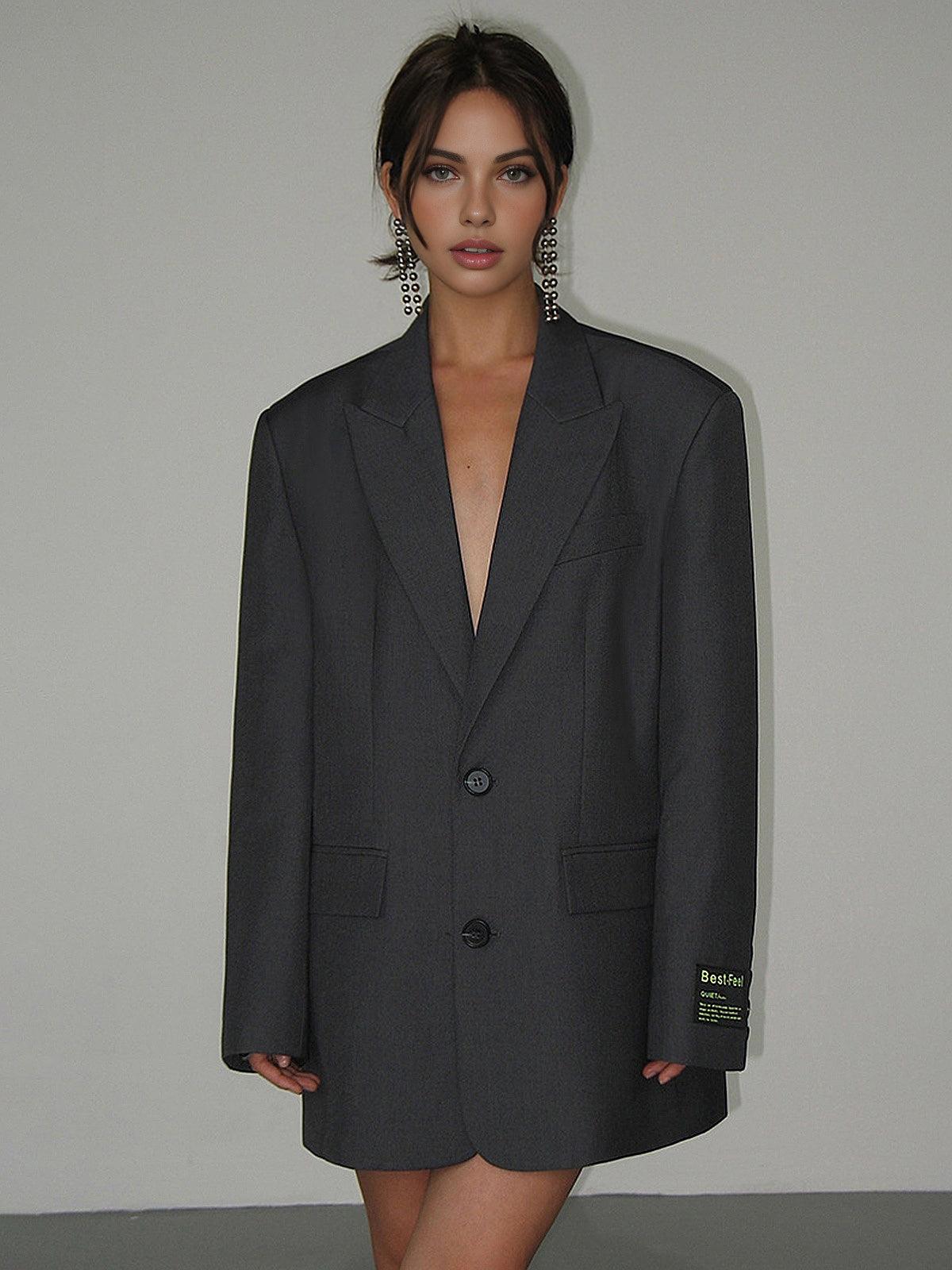 Women's Oversized Classic Blazer Coat 6