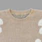 Women's Oversized Floral Knit Sweater - Cozy Round Neck Design, Relaxed Fit, Soft Texture, Everyday Comfort 6