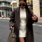 Women's Oversized Longline Double-Breasted Wool Coat 3