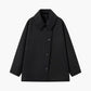 Women's Oversized Wool-Blend Coat with Button Closure 0