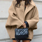 Women's Oversized Wool-Blend Coat with Button Closure 3