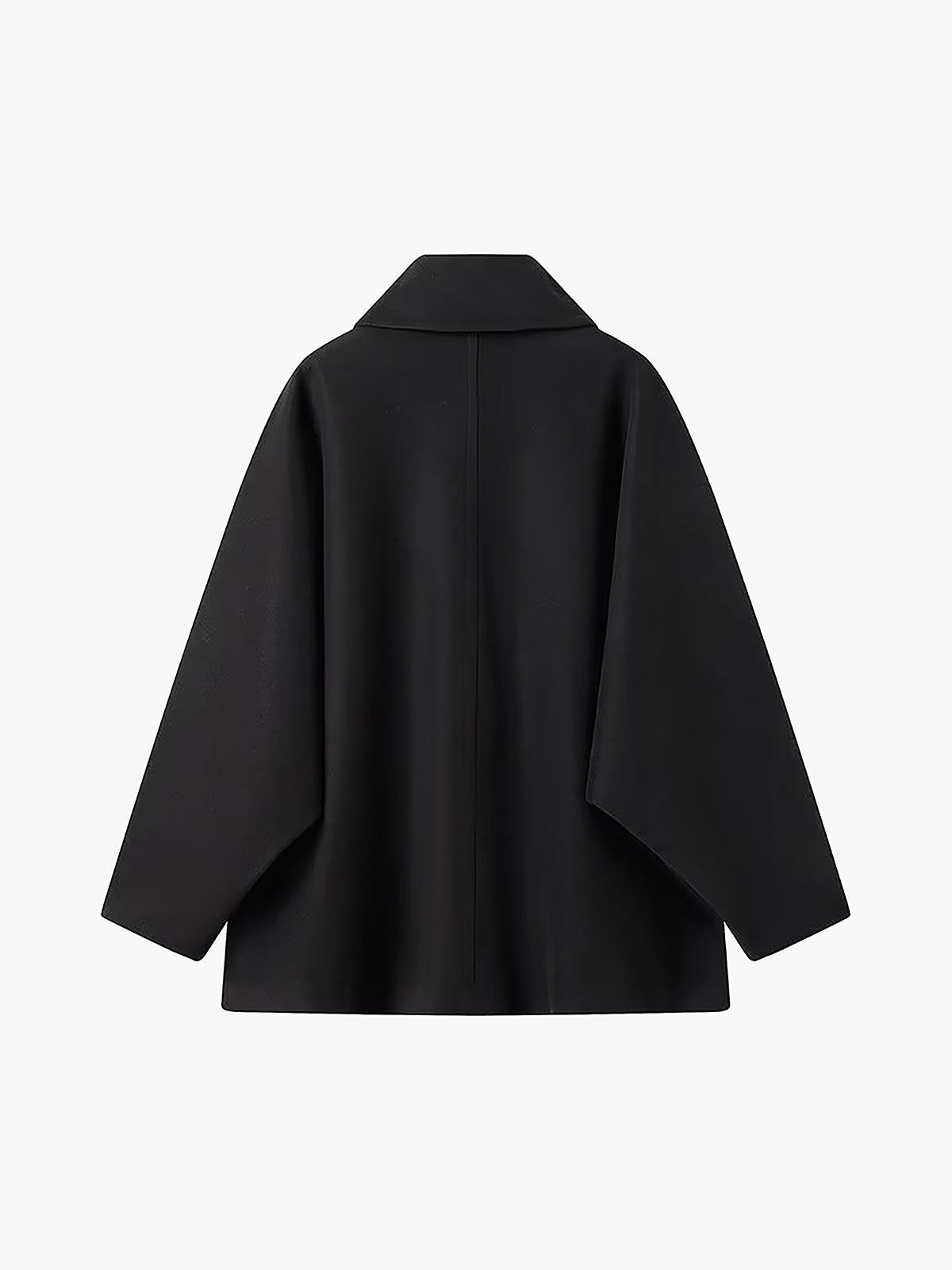 Women's Oversized Wool-Blend Coat with Button Closure 6