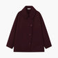 Women's Oversized Wool-Blend Coat with Button Closure 8