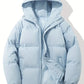 Women's Padded Winter Puffer Jacket with Hood 10