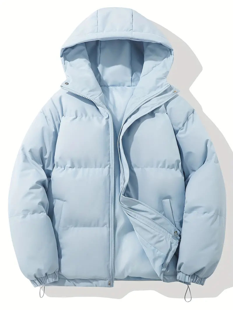 Women's Padded Winter Puffer Jacket with Hood 10