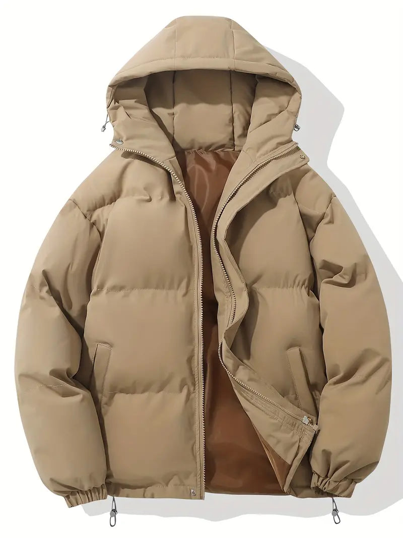 Women's Padded Winter Puffer Jacket with Hood 11
