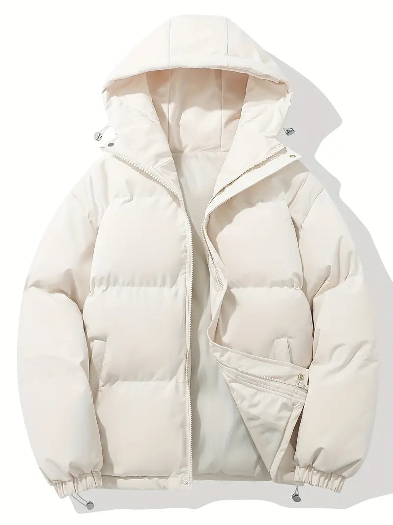 Women's Padded Winter Puffer Jacket with Hood 13