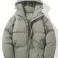 Women's Padded Winter Puffer Jacket with Hood 15