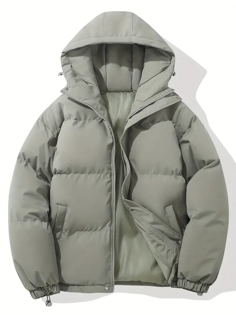 Women's Padded Winter Puffer Jacket with Hood 15