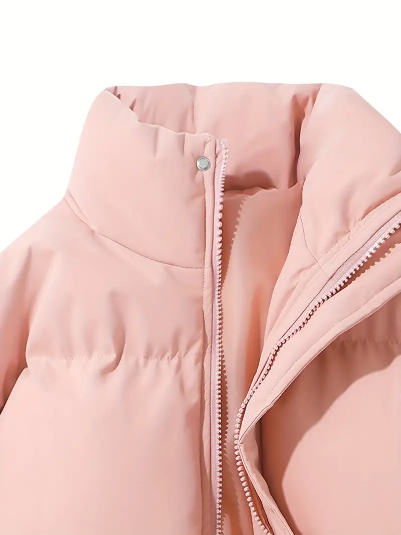 Women's Padded Winter Puffer Jacket with Hood 2