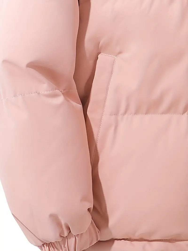Women's Padded Winter Puffer Jacket with Hood 3