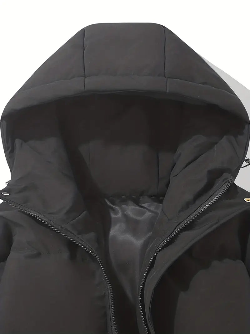 Women's Padded Winter Puffer Jacket with Hood 6