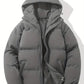 Women's Padded Winter Puffer Jacket with Hood 9