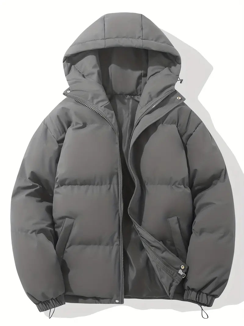 Women's Padded Winter Puffer Jacket with Hood 9