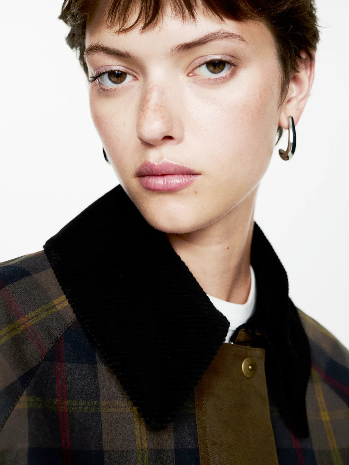 Women's Plaid Straight Cut Jacket 3