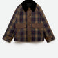 Women's Plaid Straight Cut Jacket 6