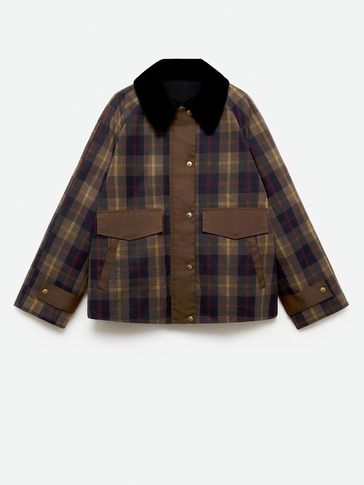 Women's Plaid Straight Cut Jacket 6