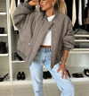 Women's Relaxed Quilted Bomber Jacket 4