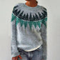 Women's Retro Multi-Colored Knitted Sweater – Soft, Relaxed Fit, Perfect for Layering and Casual Outings 7