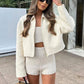 Women's Sadie Boucle Cropped Jacket 1