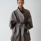 Women's Stand Collar Trench Coat 0
