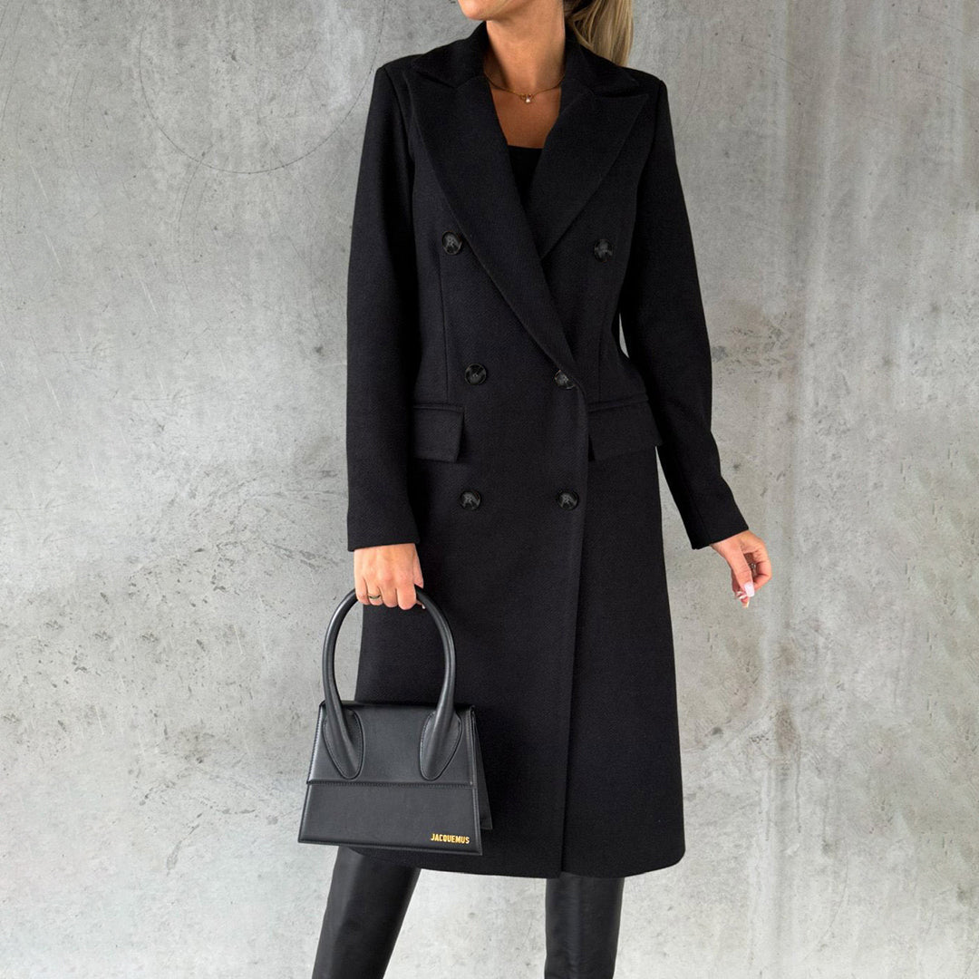 Women's Tailored Double-Breasted Coat 2